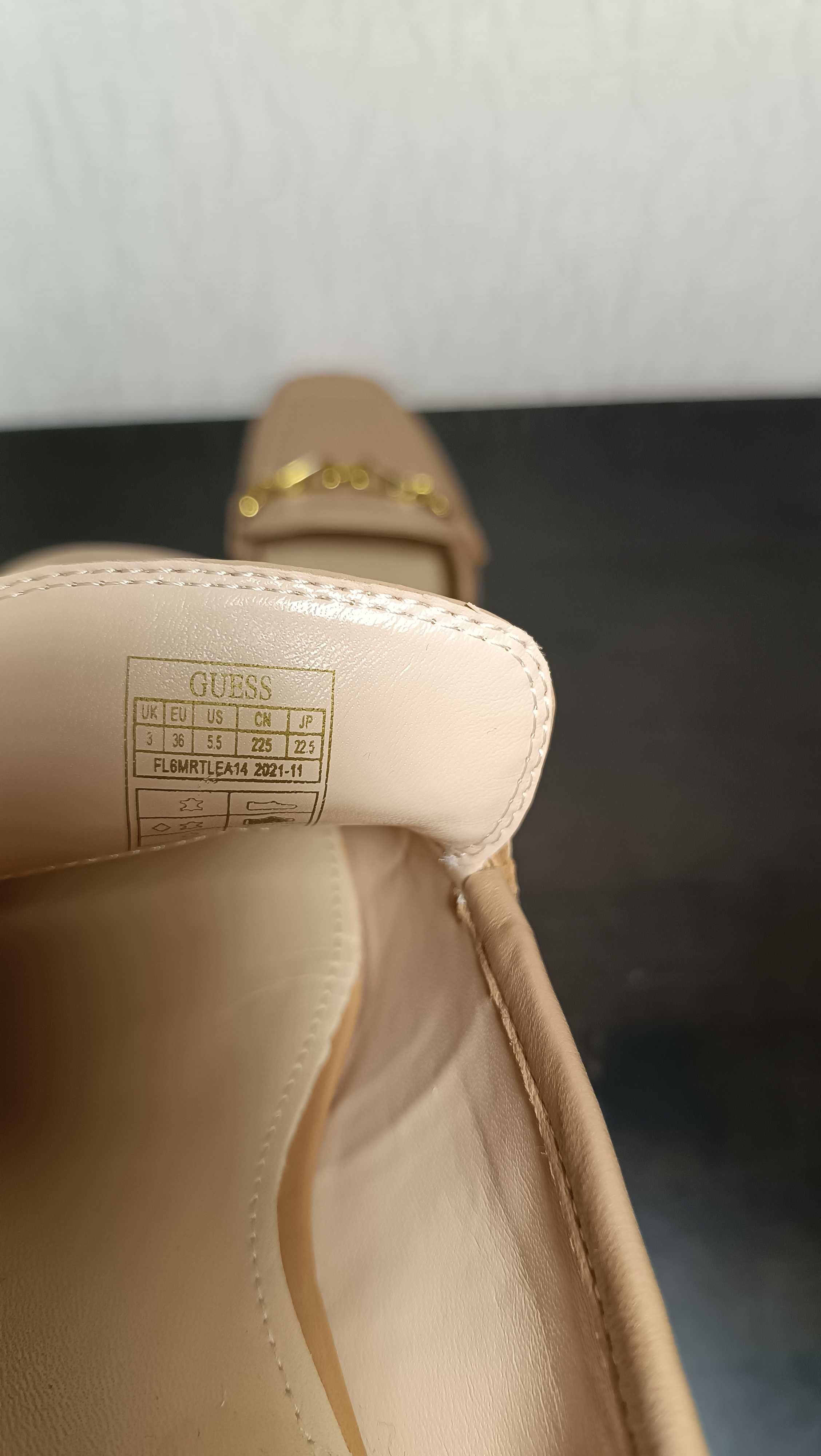Шкіряні мокасини Guess Marta ,36
