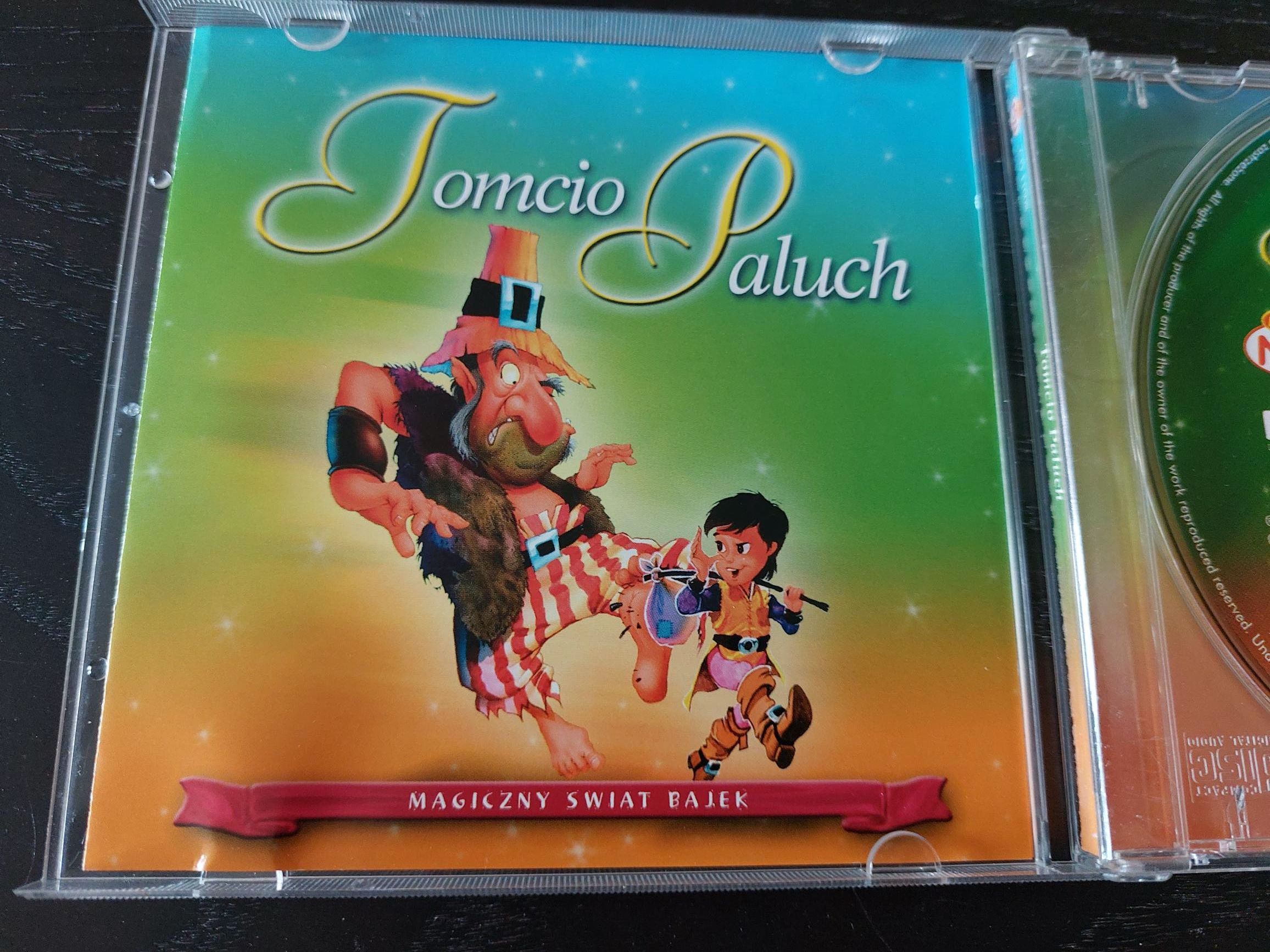 Tomcio Paluch bajka słowno-muzyczna płyta CD