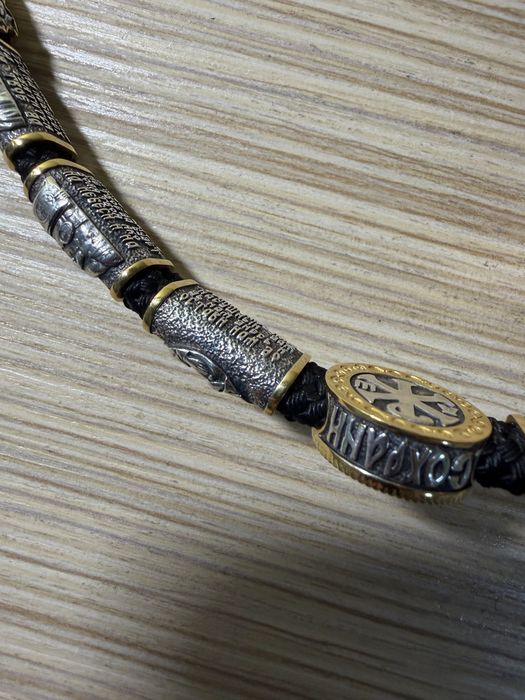 Браслет золото серебро