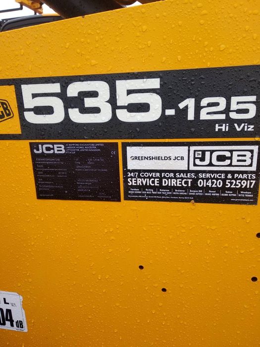 Продається телескопічний навантажувач JCB 535-125 2016 року випуску