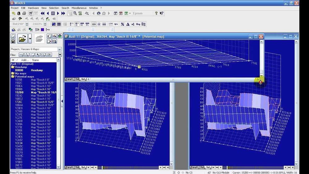 Прошивка двигуна \ Редагування прошивок ECU, Stage 1, EGR DPF OFF