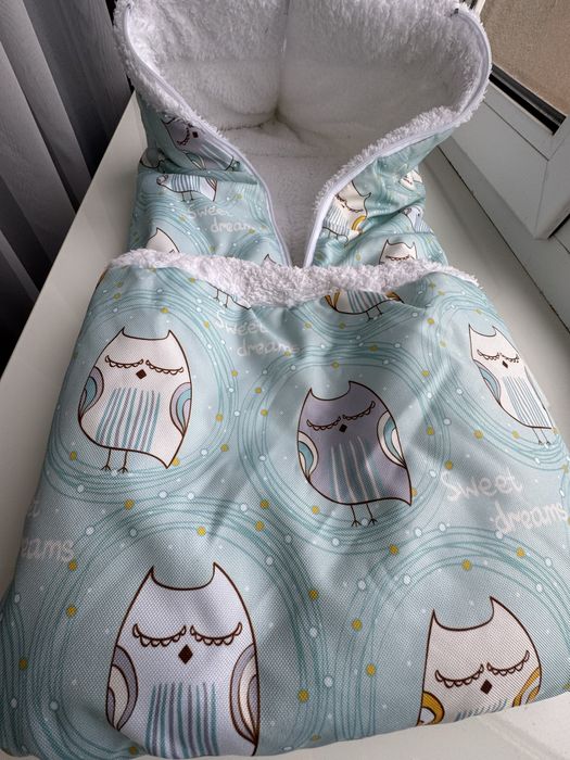 Конверт теплий на виписку та у візок