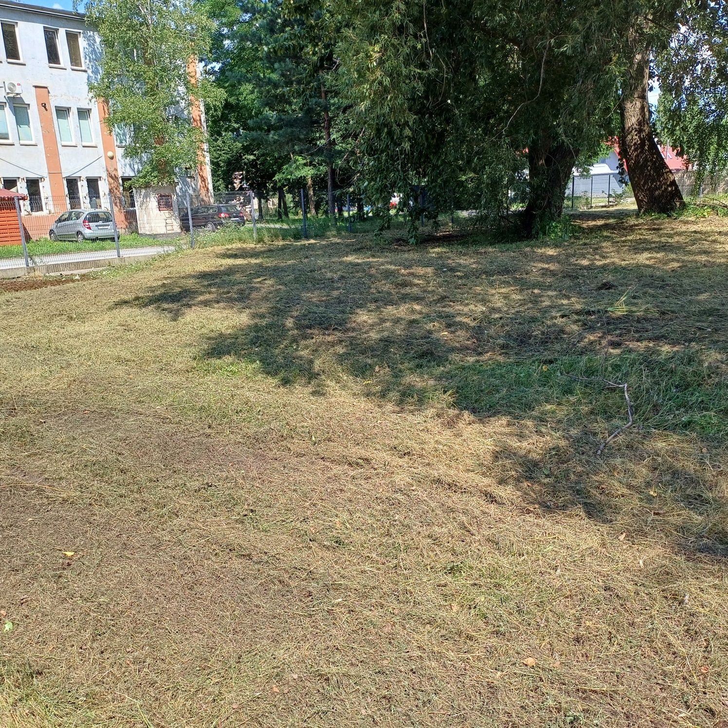 Koszenie traw zarośli farm fotowoltaicznych mulczer Faktura