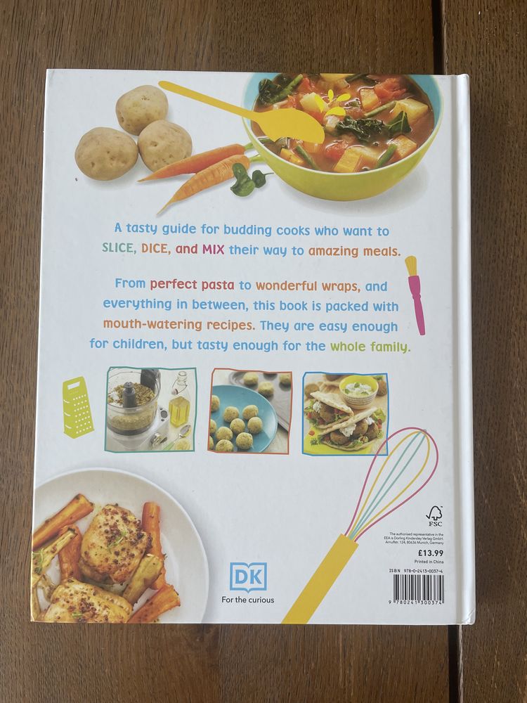 Livro de culinária para crianças