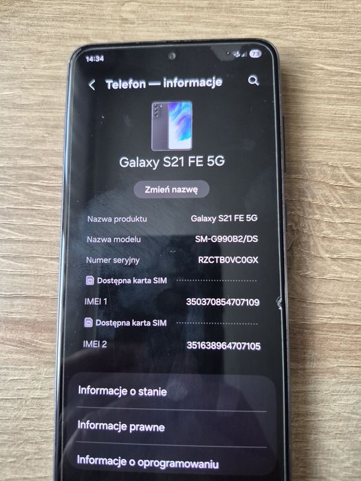 Samsung galaxy s 21 FE 5G