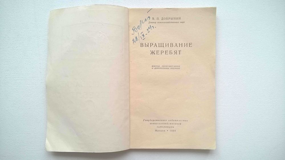 Выращивание жеребят. Добрынин В.П.