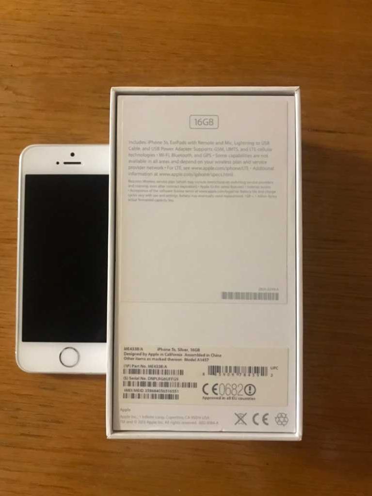 iPhone 5s 16 GB Silver