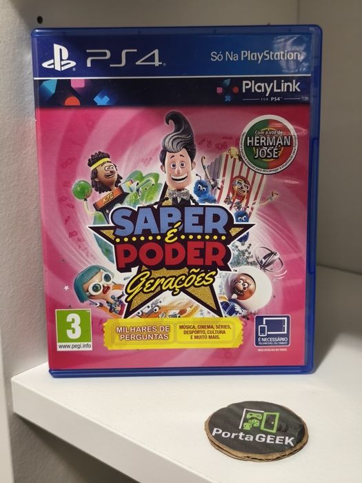 Saber é Poder Gerações - PS4 (selo IGAC)