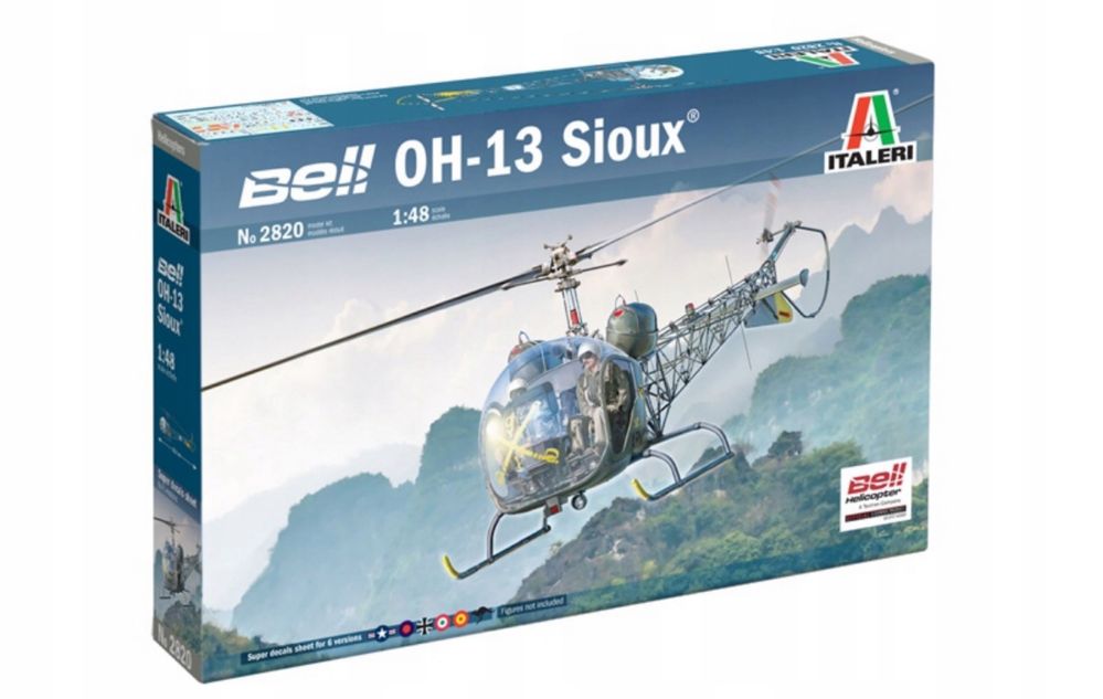 Italeri 2820 Helikopter Bell OH-13 Sioux model śmigłowca w skali 1/48
