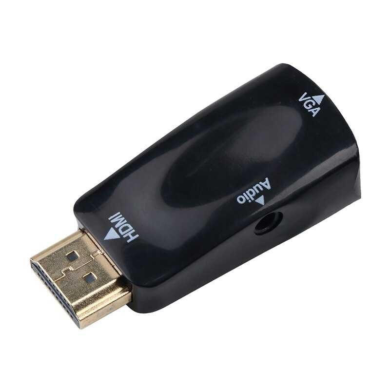 Переходник с HDMI на VGA Full-HD аудио выход преобразователь конвертер