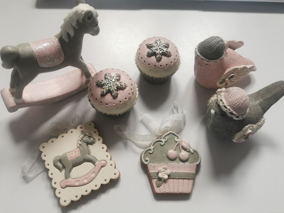 Ozdoby świąteczne w pastelowych kolorkach