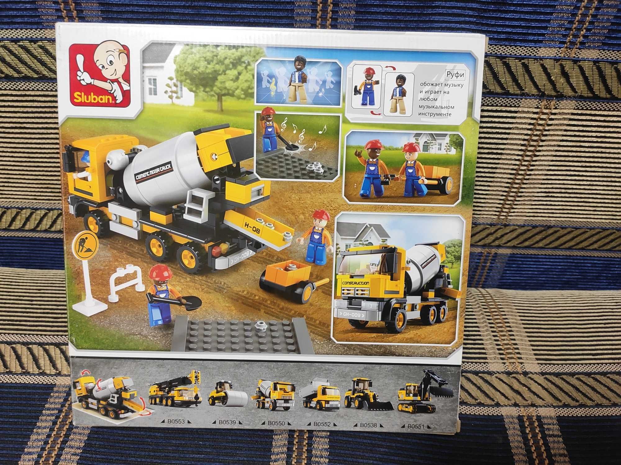 Конструктор Sluban Місто Бетономішалка 296 деталей Лего lego