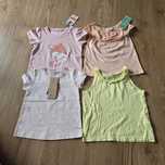 Koszulka krótki rękaw 80 86 bawełna cotton Reserved hm