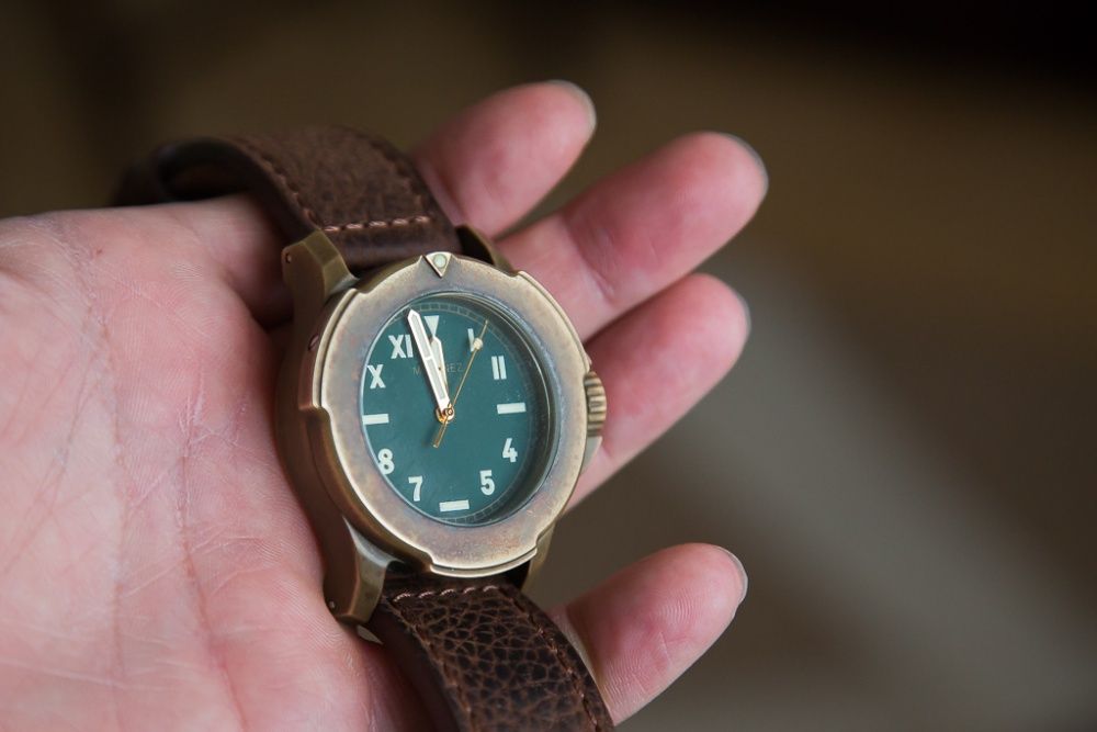 Zegarek Maranez Bangla 44mm diver 300M, brass brąz bronze