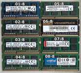 Оперативна пам'ять ноутбучна SO-DIMM DDR3/DDR4 8/16 Gb