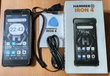 Hammer Iron 4 4GB/32GB Android 12 sprawny +bdb zestaw FOLIA + SZKŁO