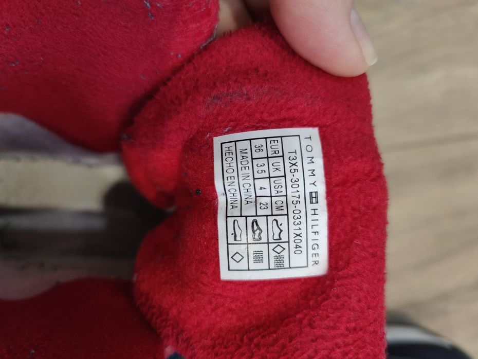 Чоботи дитячі Tommy Hilfiger 36 розмір