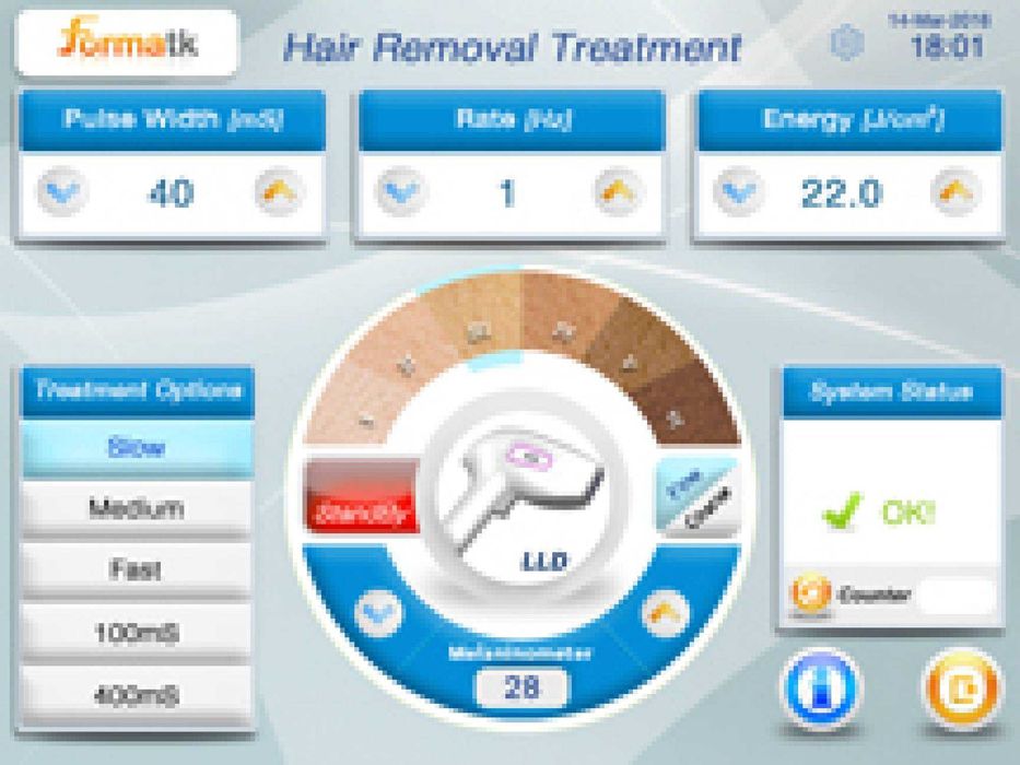 Medyczny laser do depilacji (Izrael) MAGMA Spark z miernikiem melaniny