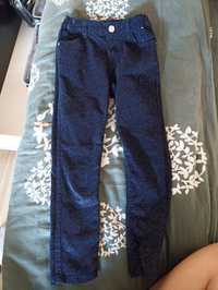 Granatowe spodnie  dla dziewczynki 116