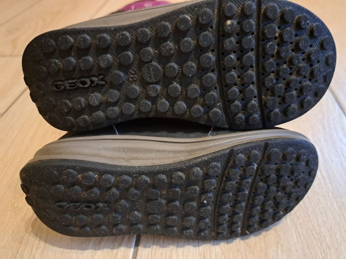 Buty zimowe, śniegowce GEOX rozm. 28, wkł. 18cm dla dziewczynki