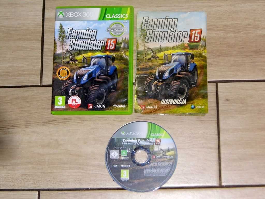 Oryginalna gra Farming Simulator 2015 na konsole XBox 360 PL