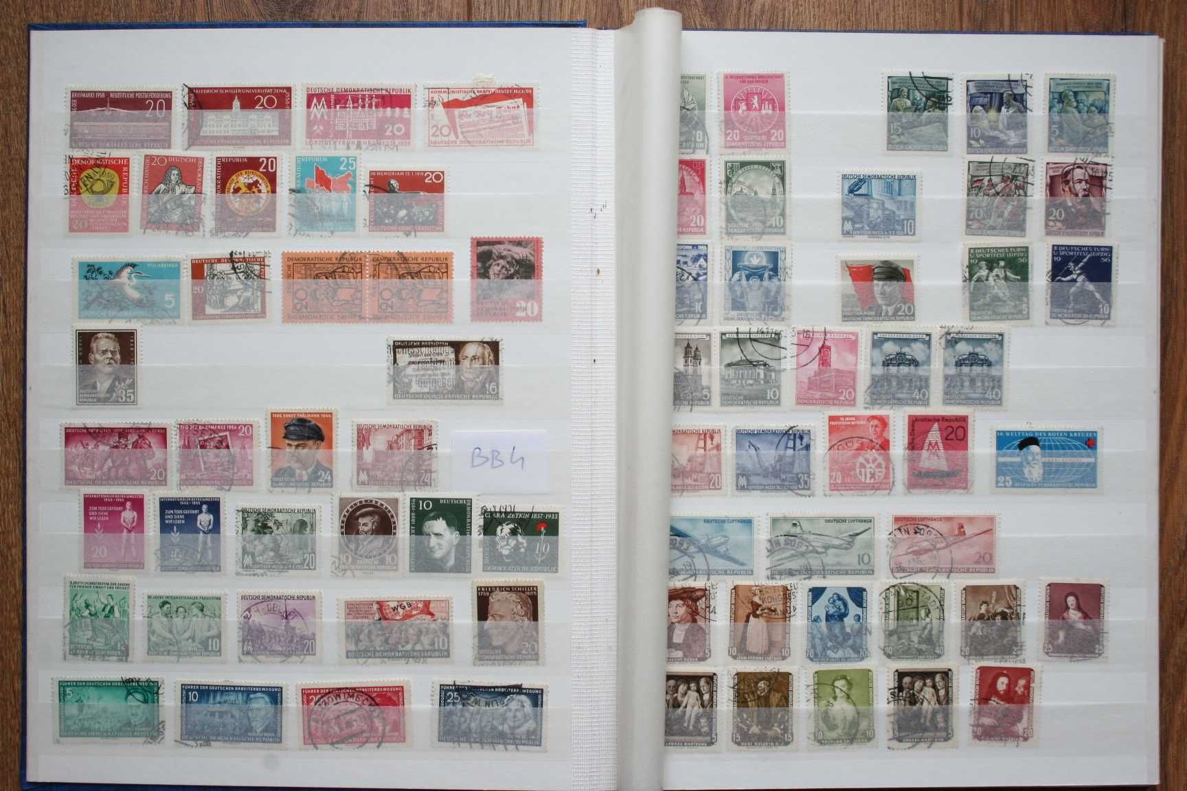 Klaser ze znaczkami z Niemiec (DDR) Klaser BB4