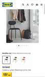 Cadeiras Ikea na cor cinzenta