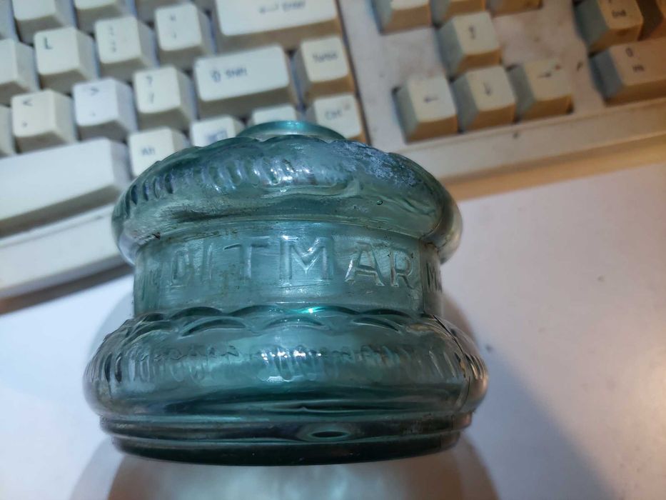 Zbiorniczek szklany do lampy naftowej Ditmar.