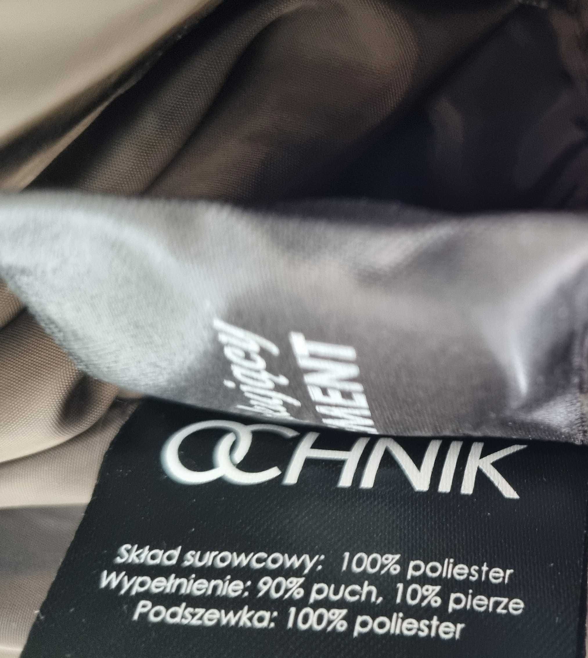 Oliwkowy Płaszczyk Ochnik naturalne puch
