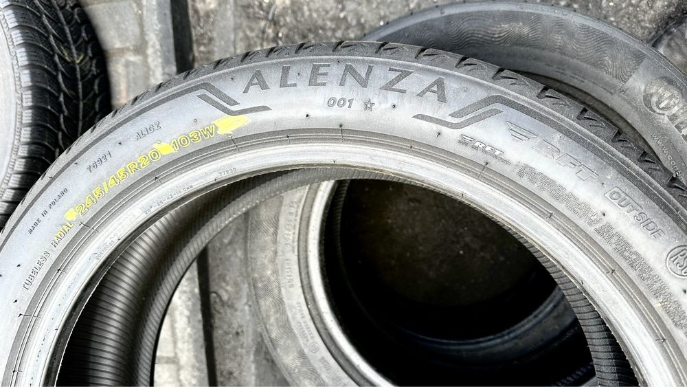 245/45/20 Bridgestone Alenza 001 | 90%остаток | лкьние шины | 2020г