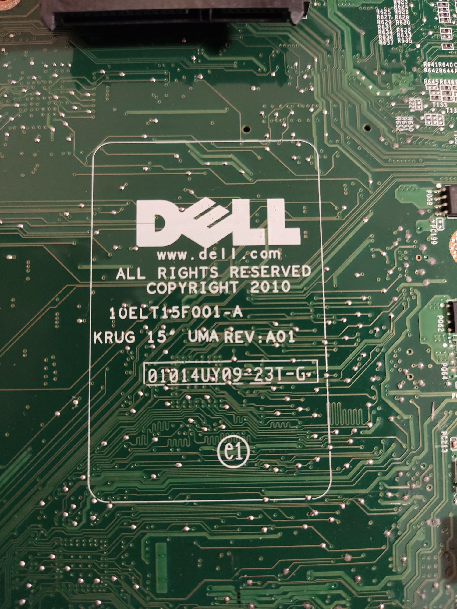 Dell płyta 10ELT15F001-A 01014UY09-23T-G z procesorem SR044 i5-2540
