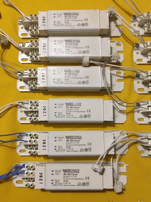 11 Balastros 12v + 13 lampadas LED MR16 5w