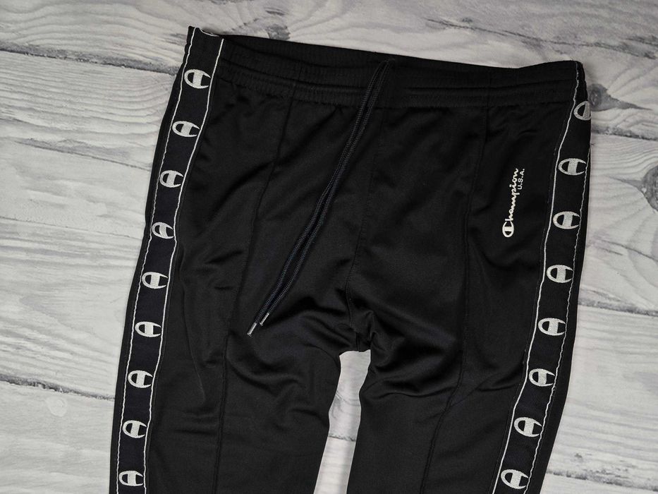 CHAMPION USA Dresy Męskie Spodnie Dresowe Lampasy S/M