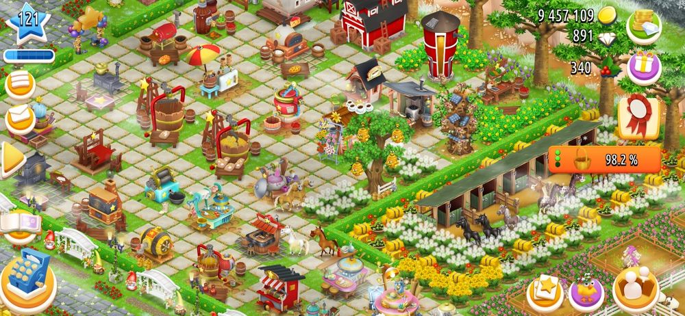 Аккаунт Hay day 121