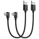 sunguy kabel micro usb 90 stopni  2 x 30 cm,