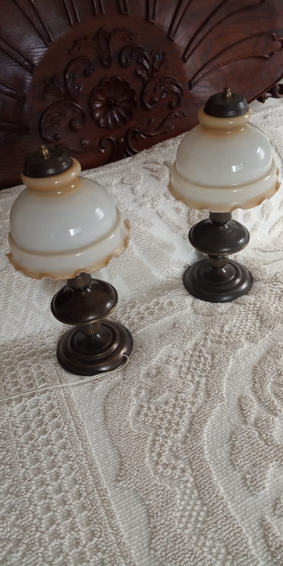 Conjunto de candeeiros de quarto