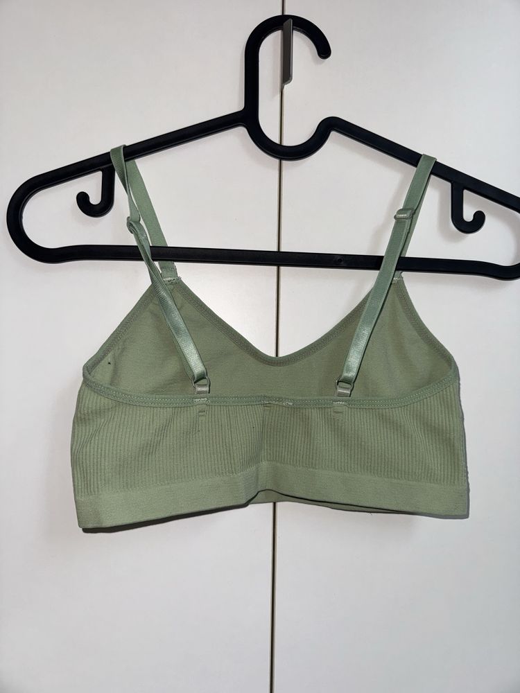Zielony top sportowy S