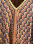 Poncho malha colorida da marca Ruga