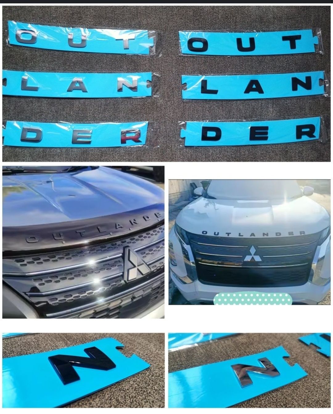 Букви, логотип на капот Mitsubishi Outlander 4, MZ553023EX