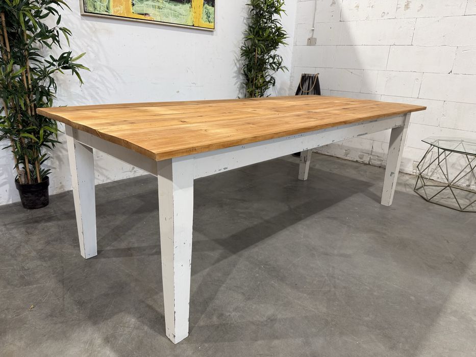 Piękny duży drewniany stół lite drewno dowóz wysyłka