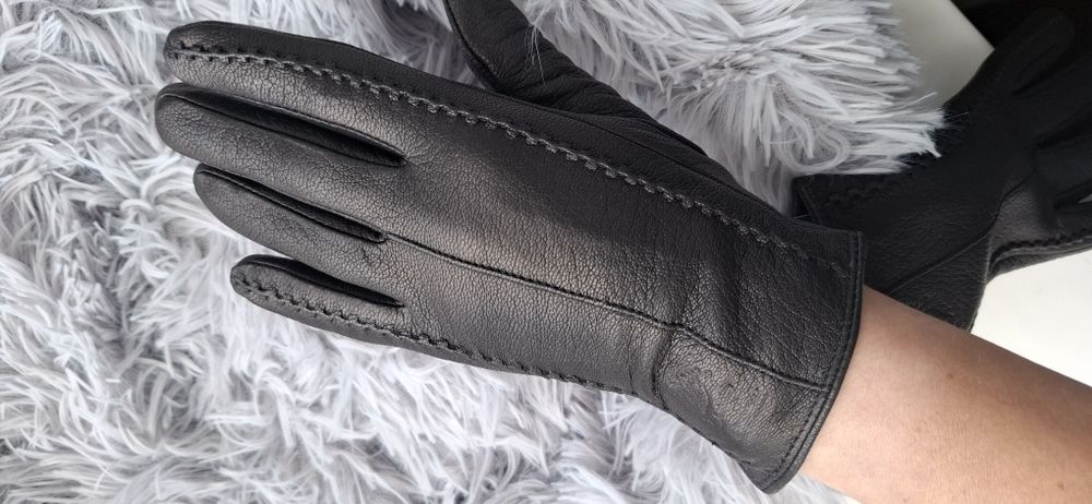 Перчатки женские, натур.кожа