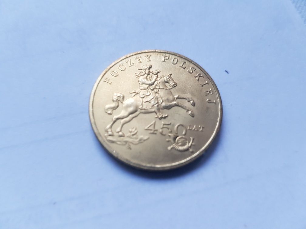 2zł 450lat poczty polskiej. 2008r.