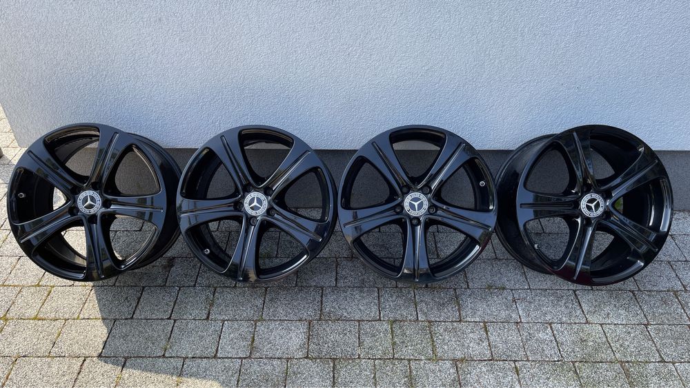 Felgi oryginalne mercedes z czujnikami 5x112 18 8j 66.6 et43