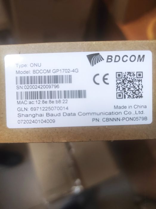 Оптичний абонентський термінал BDCOM GP1702-1G