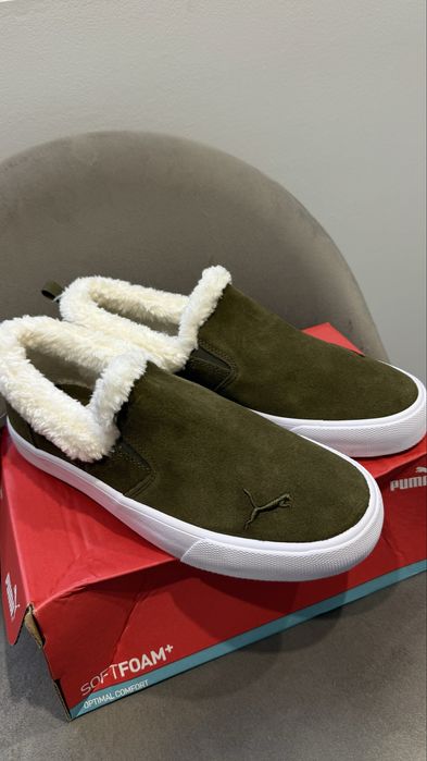 Утеплені жіночі сліпони Puma 39р