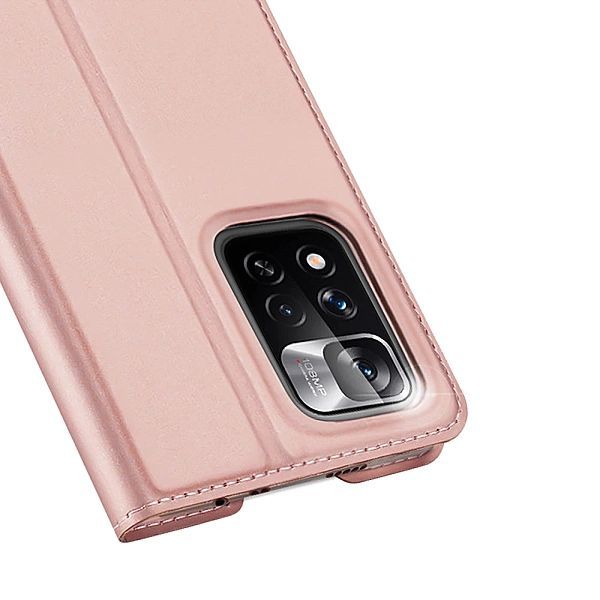 Dux Ducis Skin Pro kabura etui pokrowiec z klapką Poco M4 Pro 5g różow