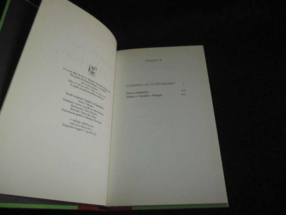 Livro Cândido ou O Optimismo Voltaire Tinta da China
