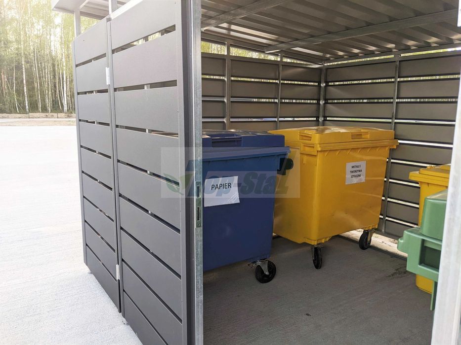 Wiata Śmietnikowa Rowerowa Schowek Narzędziowy Domek Ogrodowy Altana