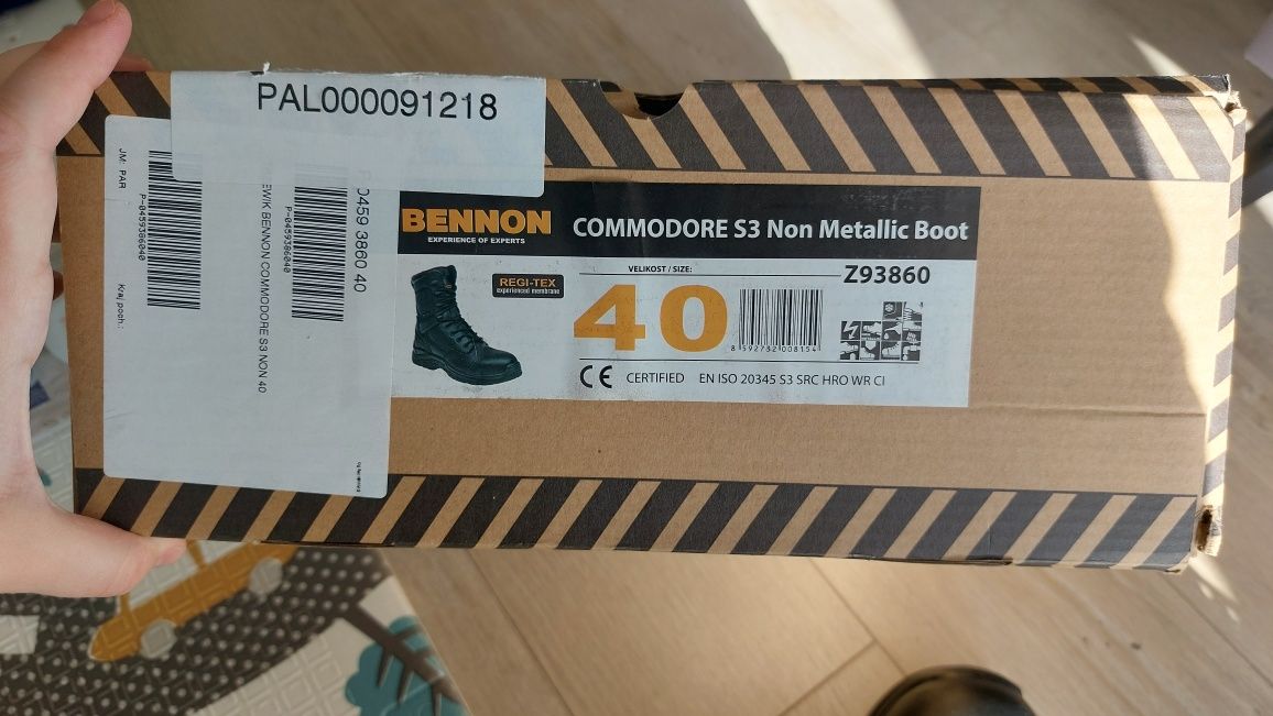 Obuwie wojskowe trekkingowe Bennon Commodore s3