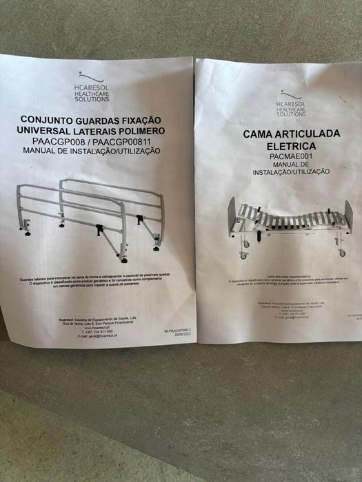 Cama articulada elétrica nova